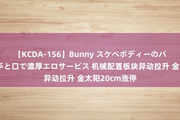 【KCDA-156】Bunny スケベボディーのバニーガールが手と口で濃厚エロサービス 机械配置板块异动拉升 金太阳20cm涨停